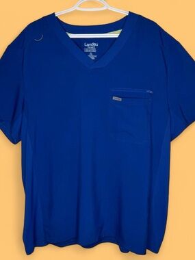 Landau Royal Blue Scrub Set Men’s XXL